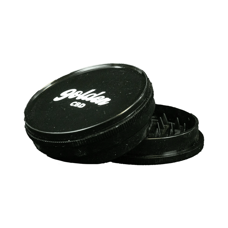 Grinder GoldenCBD plastique noir