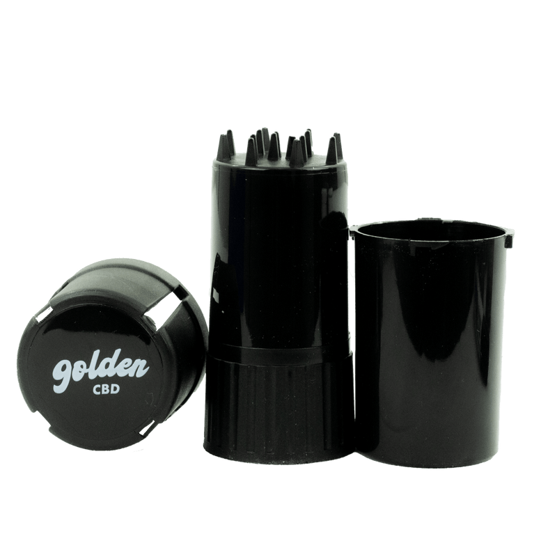 Grinder + Kush Box 2-en-1 Golden CBD