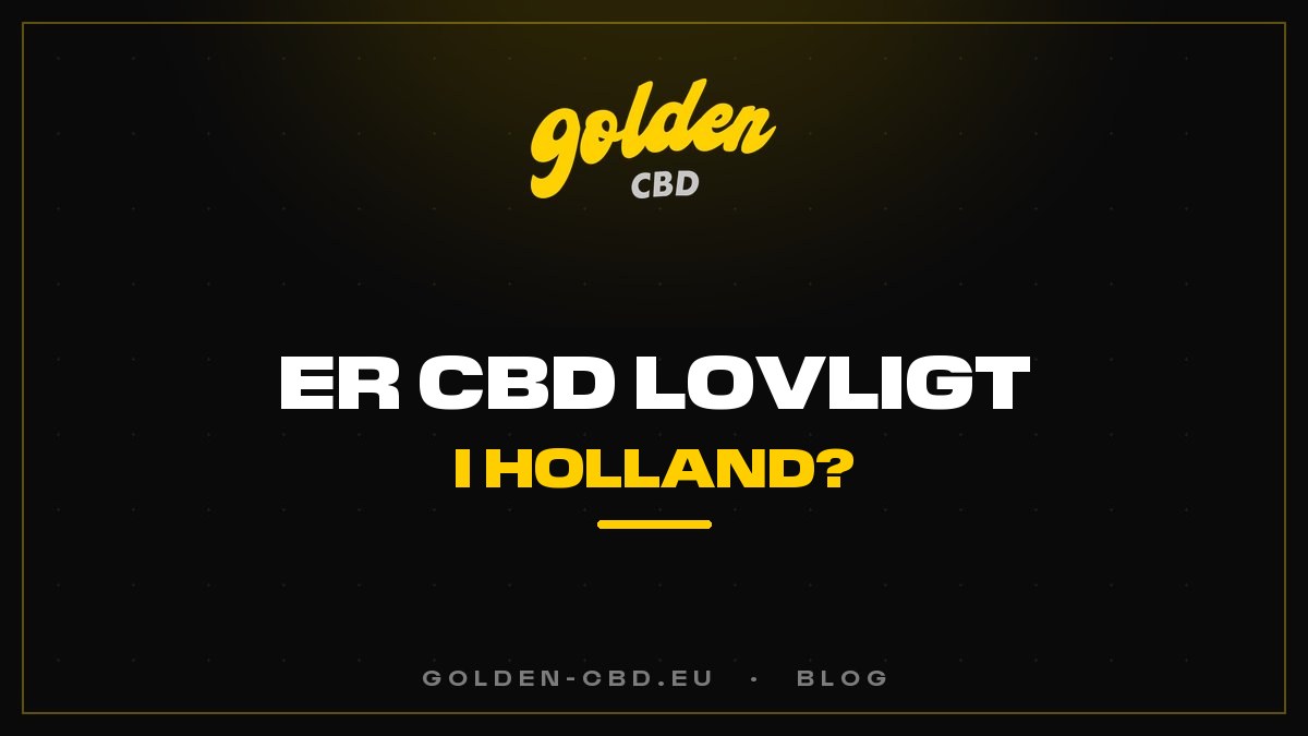 Er CBD lovligt i Holland?