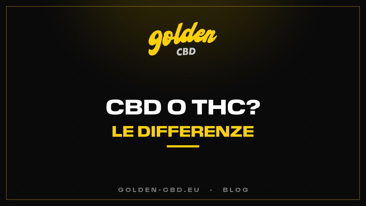 CBD o THC: quali sono le differenze?