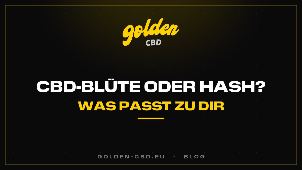 CBD-Blüte oder Harz: Was sollte man wählen?