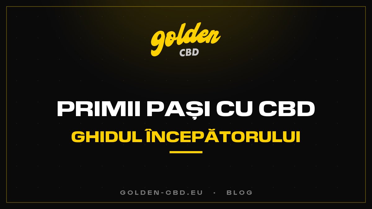 Cum să începi corect cu CBD? Ghidul pentru începători