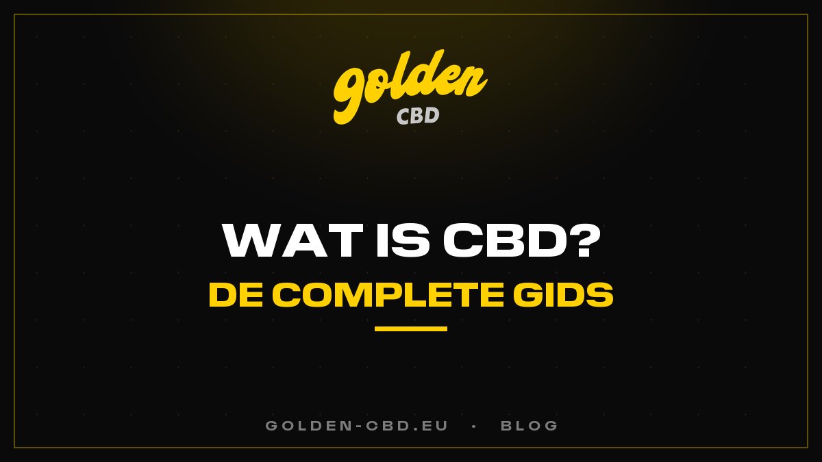Wat is CBD? De complete gids