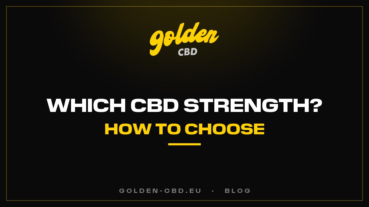 Which CBD Strength Should You Choose?